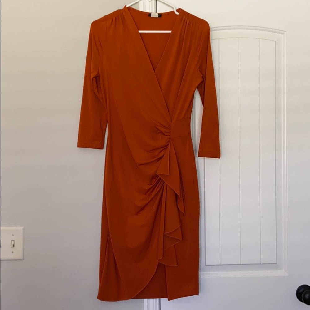 Orange dress